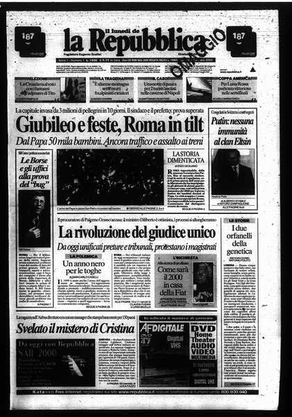 Il lunedì de La repubblica